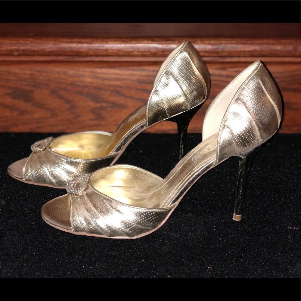 Metallic Gold Aldo Sandals PROM